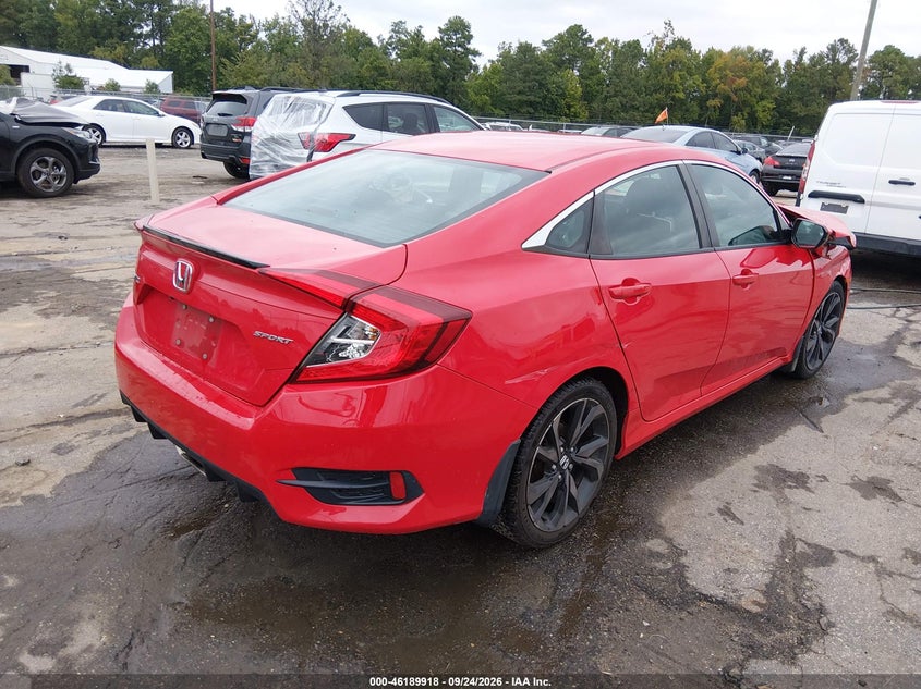 Vin: 2hgfc2f83kh517139, lot: 46689801, honda civic sport 20194