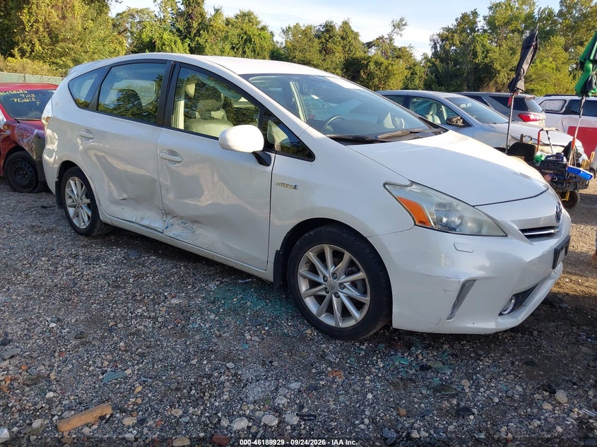 Vin: jtdzn3eu1d3242595, lot: 46689813, toyota prius v five 2013 img_1