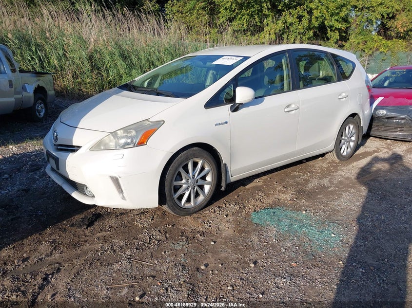 Vin: jtdzn3eu1d3242595, lot: 46689813, toyota prius v five 20132