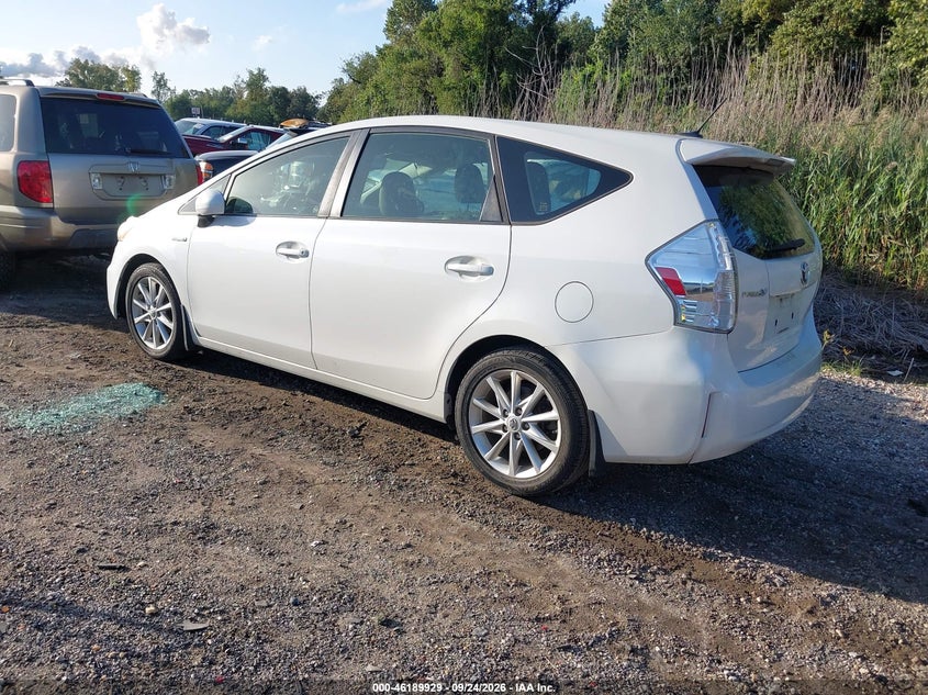 Vin: jtdzn3eu1d3242595, lot: 46689813, toyota prius v five 20133