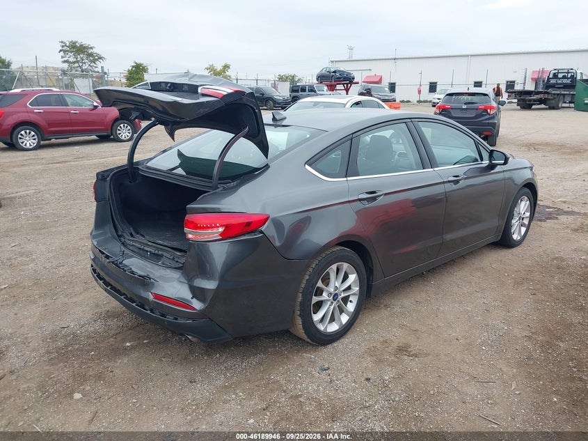 Vin: 3fa6p0hd9kr112589, lot: 46689830, ford fusion se 20194