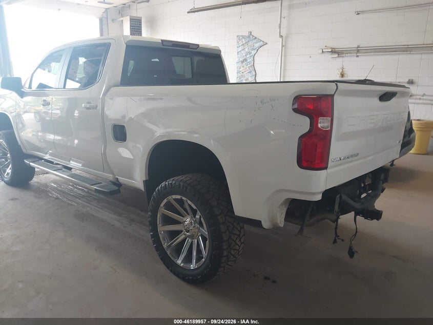 Vin: 3gcuyeel5lg281304, lot: 46689841, chevrolet silverado 1500 4wd  standard bed rst 20203
