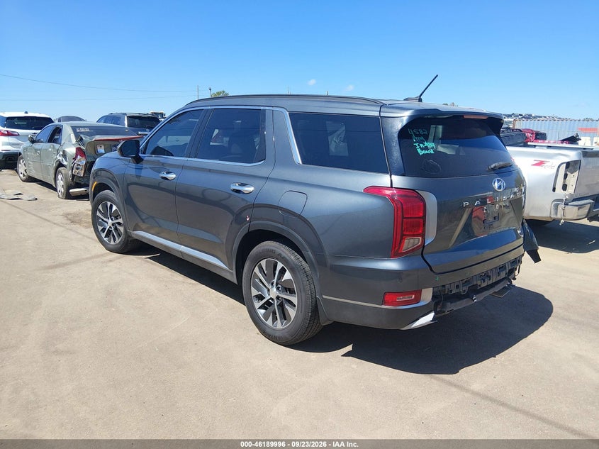 Vin: km8r24he7lu135025, lot: 46689880, hyundai palisade sel 20203