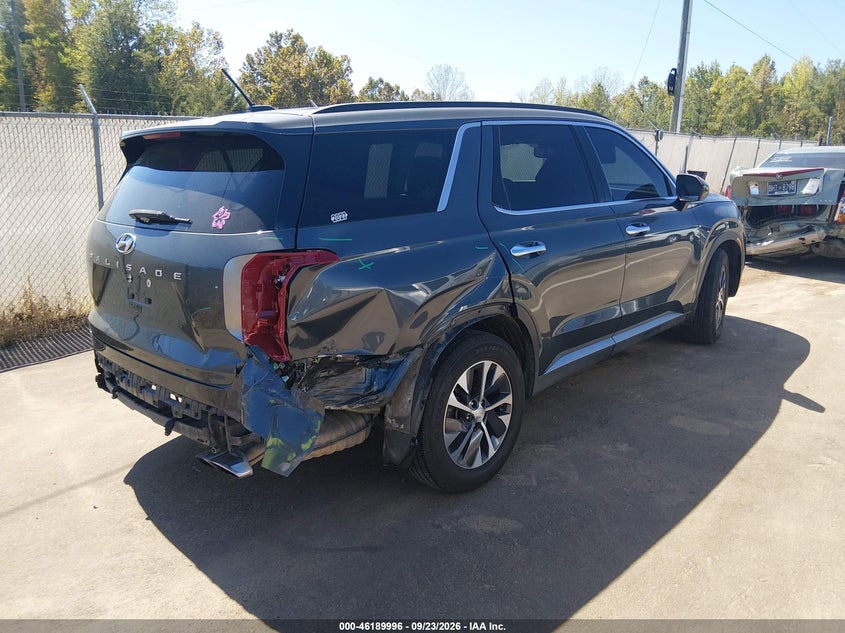 Vin: km8r24he7lu135025, lot: 46689880, hyundai palisade sel 20204