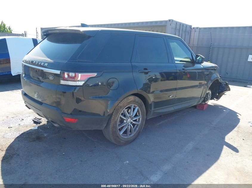Vin: salwg2fv6ha676438, lot: 46689901, land rover range rover sport 3.0l v6 supercharged se 20174