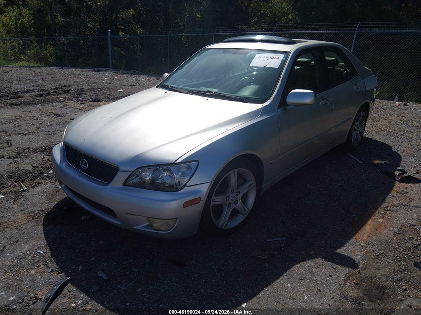 LEXUS IS 300 2002 VIN JTHBD192720057336