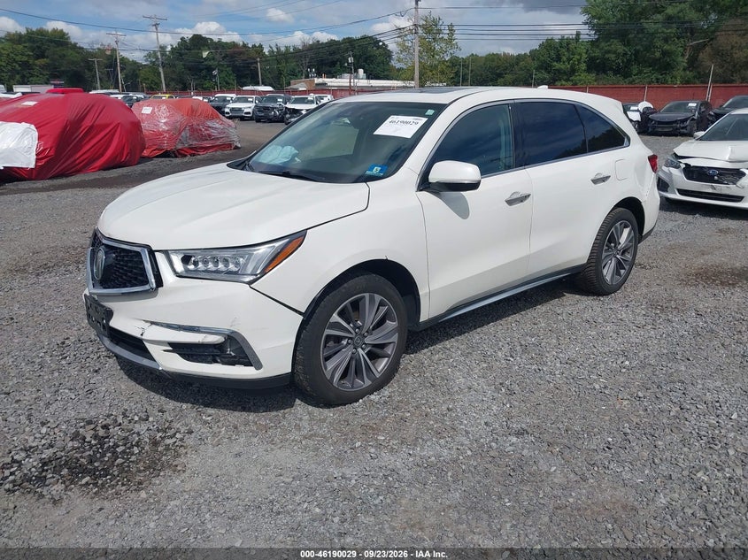 Vin: 5j8yd4h50jl023293, lot: 46689913, acura mdx technology package   acurawatch plus pkg 20182