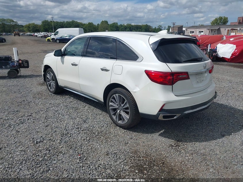 Vin: 5j8yd4h50jl023293, lot: 46689913, acura mdx technology package   acurawatch plus pkg 20183