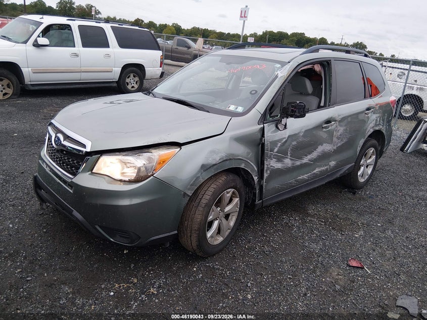 Vin: jf2sjadc0fh446483, lot: 46689927, subaru forester 2.5i premium 20152