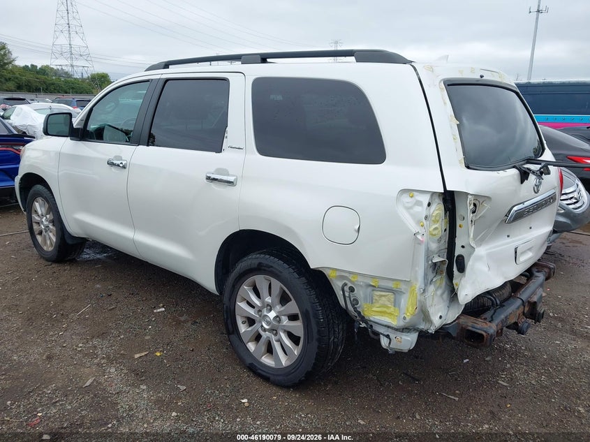 Vin: 5tddw5g19fs117268, lot: 46689963, toyota sequoia platinum 5.7l v8 20153