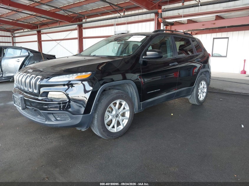 Vin: 1c4pjmab8hw589911, lot: 46689979, jeep cherokee sport 4x4 20172