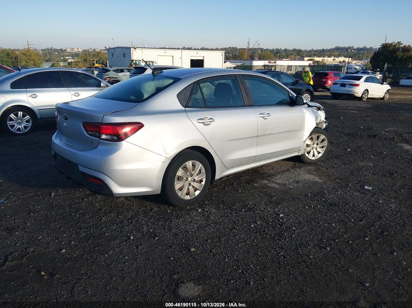 Vin: 3kpa24ab3je051023, lot: 46689999, kia rio s 20184