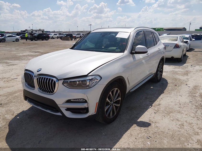2019 BMW X3, Удар спереду, IAAI, VIN 5UXTR7C54KLF37816 — фото 2