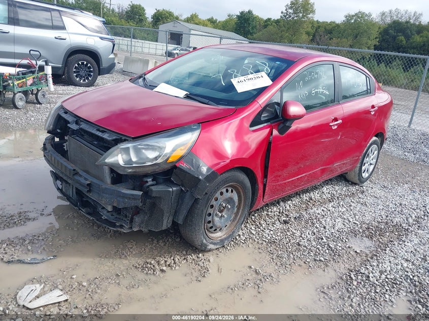 Vin: knadm4a38e6417888, lot: 46690088, kia rio lx 20142
