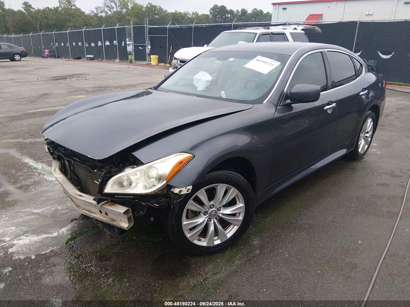 Vin: jn1by1ar0bm372800, lot: 46690108, infiniti m37x 20112