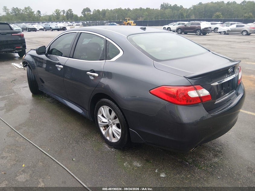 Vin: jn1by1ar0bm372800, lot: 46690108, infiniti m37x 20113