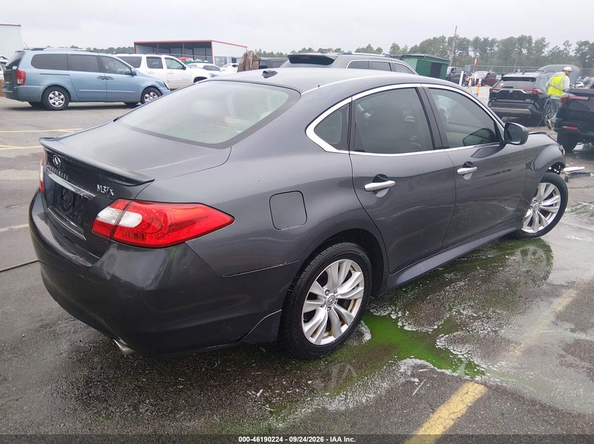Vin: jn1by1ar0bm372800, lot: 46690108, infiniti m37x 20114