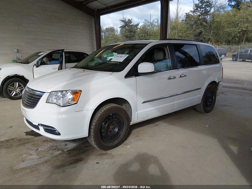 Vin: 2c4rc1bg0gr120895, lot: 46690121, chrysler town & country touring 20162