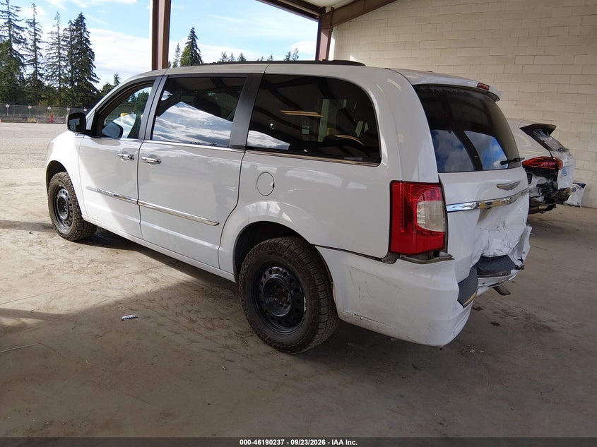 Vin: 2c4rc1bg0gr120895, lot: 46690121, chrysler town & country touring 20163