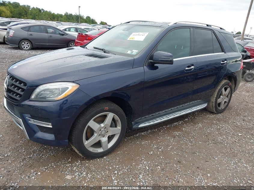 Vin: 4jgda5hb3ea423816, lot: 46690125, mercedes-benz ml 350 4matic 20142