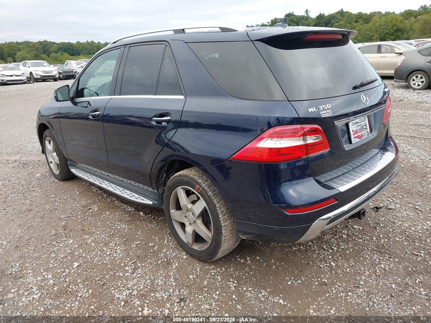 Vin: 4jgda5hb3ea423816, lot: 46690125, mercedes-benz ml 350 4matic 20143