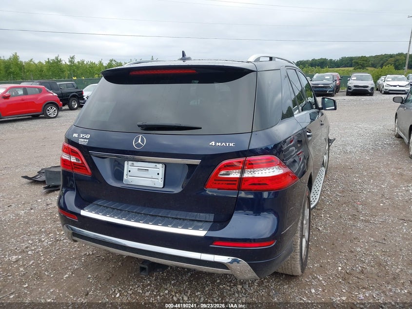 Vin: 4jgda5hb3ea423816, lot: 46690125, mercedes-benz ml 350 4matic 20144