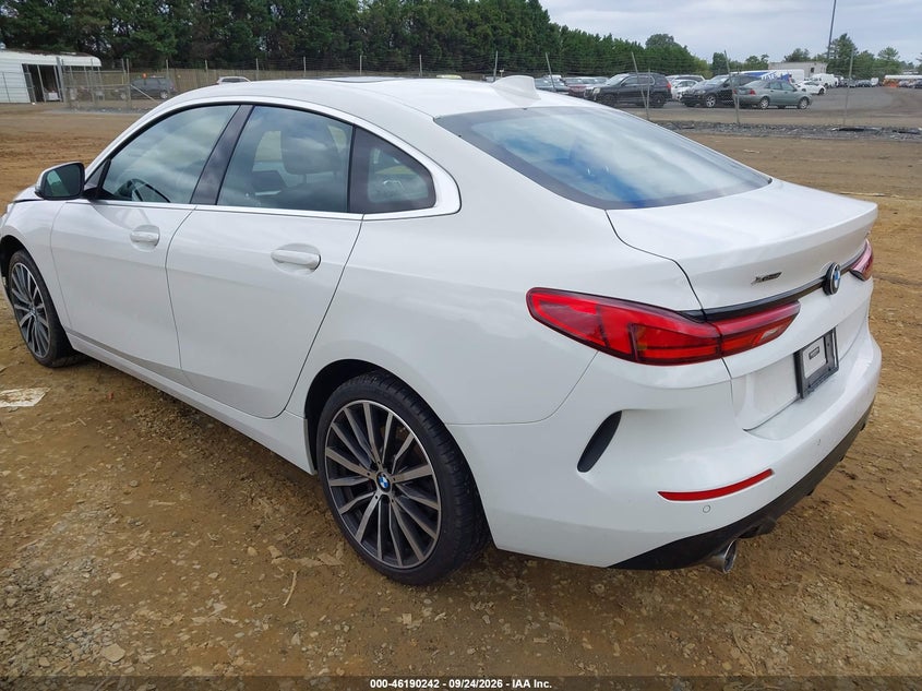 Vin: wba73ak09n7k50048, lot: 46690126, bmw 228 gran coupe i xdrive 20223