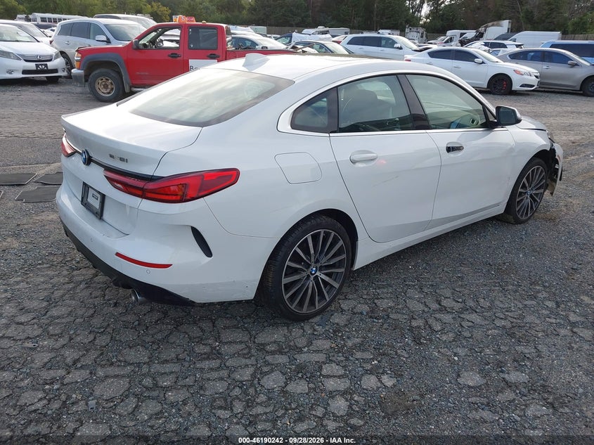 BMW 228 GRAN COUPE 2022 VIN WBA73AK09N7K50048
