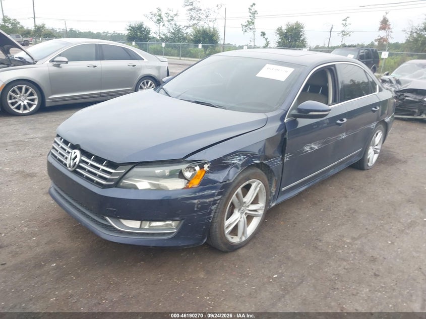 Vin: 1vwcn7a33cc079275, lot: 46690154, volkswagen passat 2.0l tdi sel premium 20122
