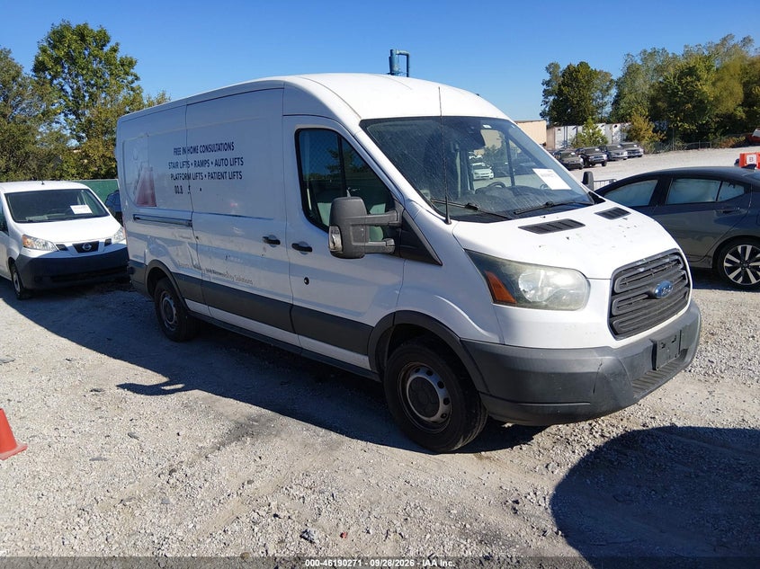 Vin: 1ftne2cm8fka03582, lot: 46690155, ford transit 20151