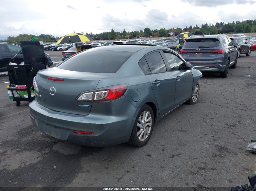 Vin: jm1bl1v82c1608119, lot: 46690164, mazda mazda3 i touring 20124