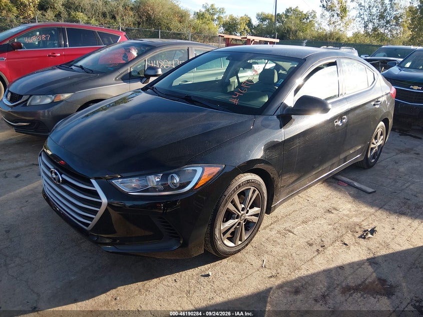 2018 Hyundai Elantra Sel, Угон, IAAI, VIN 5NPD84LF1JH394355 — фото 2