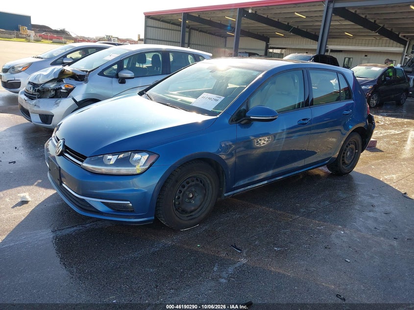 Vin: 3vwg17au8jm276282, lot: 46690174, volkswagen golf tsi s/tsi se 20182