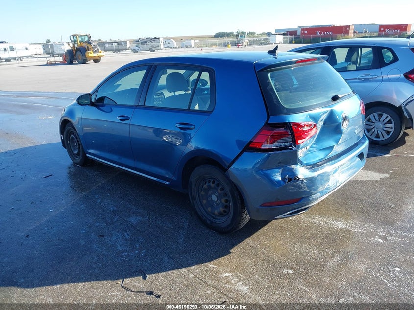 Vin: 3vwg17au8jm276282, lot: 46690174, volkswagen golf tsi s/tsi se 20183
