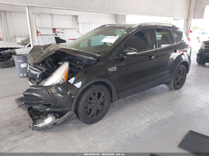 Vin: 1fmcu0jx0euc43851, lot: 46690179, ford escape titanium 20142