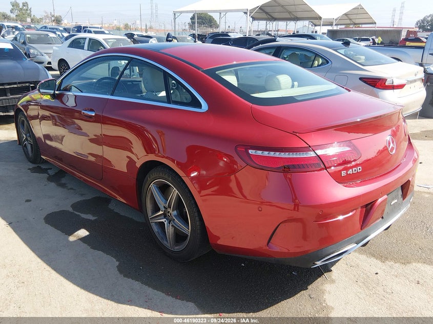 Vin: wdd1j6fb8jf052879, lot: 46690207, mercedes-benz e 400 20183