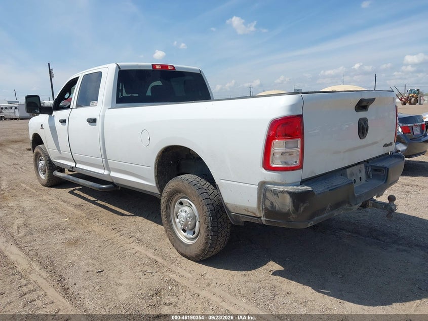 Vin: 3c6ur5hl2pg652716, lot: 46690238, ram 2500 tradesman  4x4 8' box 20233