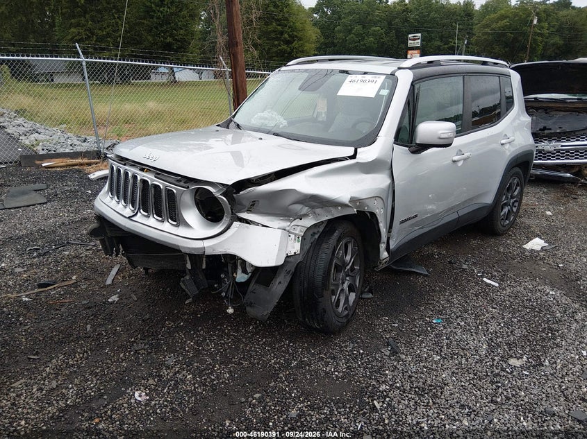 Vin: zaccjadt9fpb79761, lot: 46690275, jeep renegade limited 20152