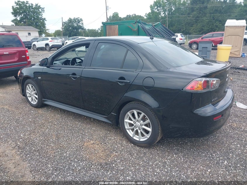 Vin: ja32u2fu8gu002423, lot: 46690280, mitsubishi lancer es 20163
