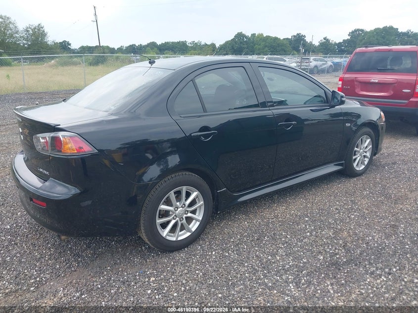 Vin: ja32u2fu8gu002423, lot: 46690280, mitsubishi lancer es 20164