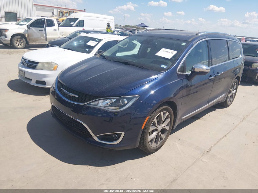 Vin: 2c4rc1gg7hr602886, lot: 46690302, chrysler pacifica limited 20172