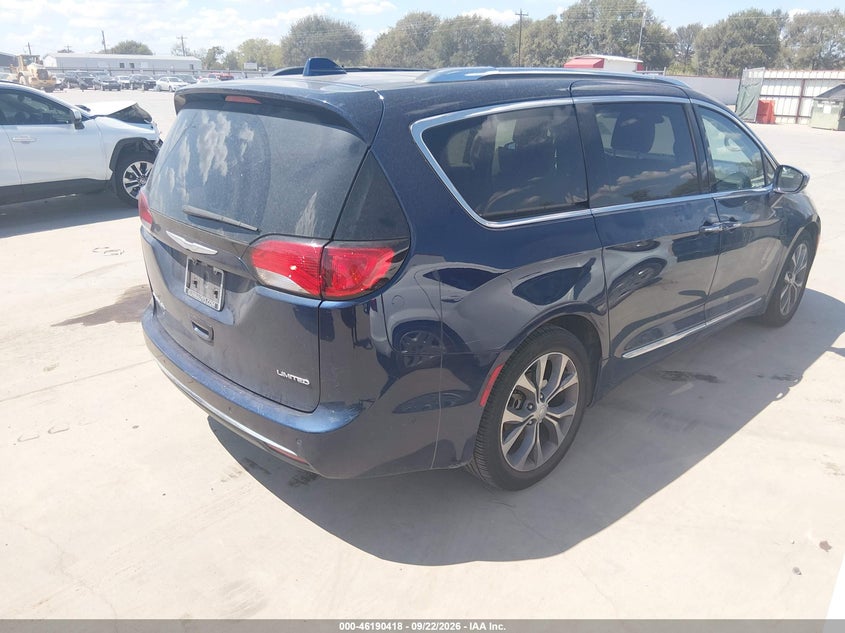 Vin: 2c4rc1gg7hr602886, lot: 46690302, chrysler pacifica limited 20174