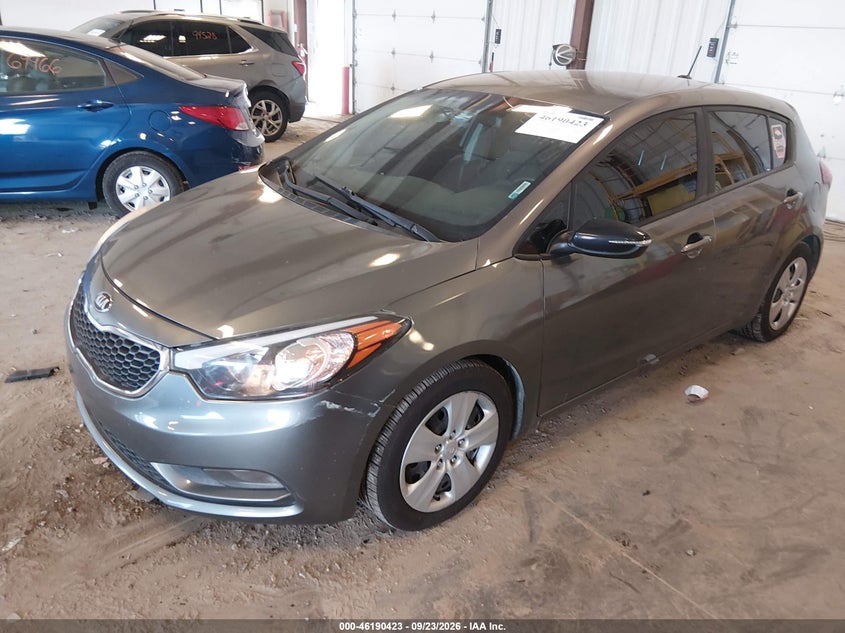 Vin: knafk5a8xg5636182, lot: 46690306, kia forte 5-door lx 20162