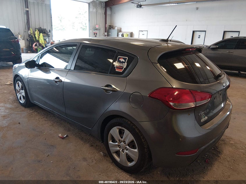 Vin: knafk5a8xg5636182, lot: 46690306, kia forte 5-door lx 20163