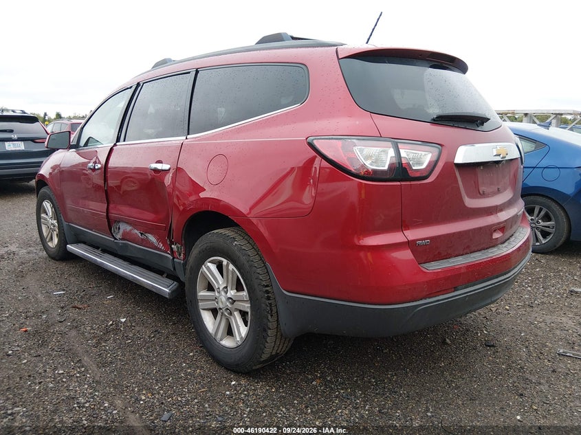 Vin: 1gnkvgkd3dj124113, lot: 46690307, chevrolet traverse 1lt 20133