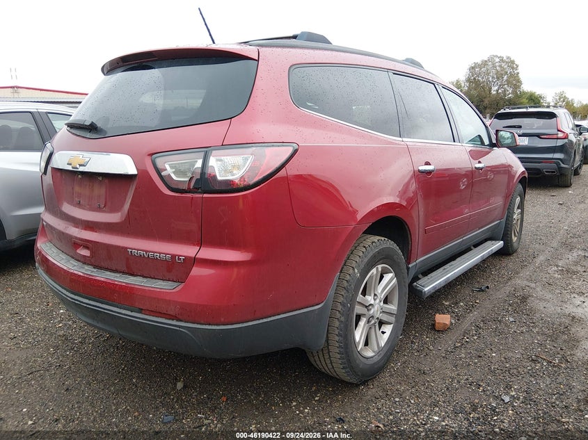 Vin: 1gnkvgkd3dj124113, lot: 46690307, chevrolet traverse 1lt 20134