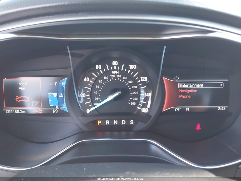 2017 FORD FUSION auction photo 7