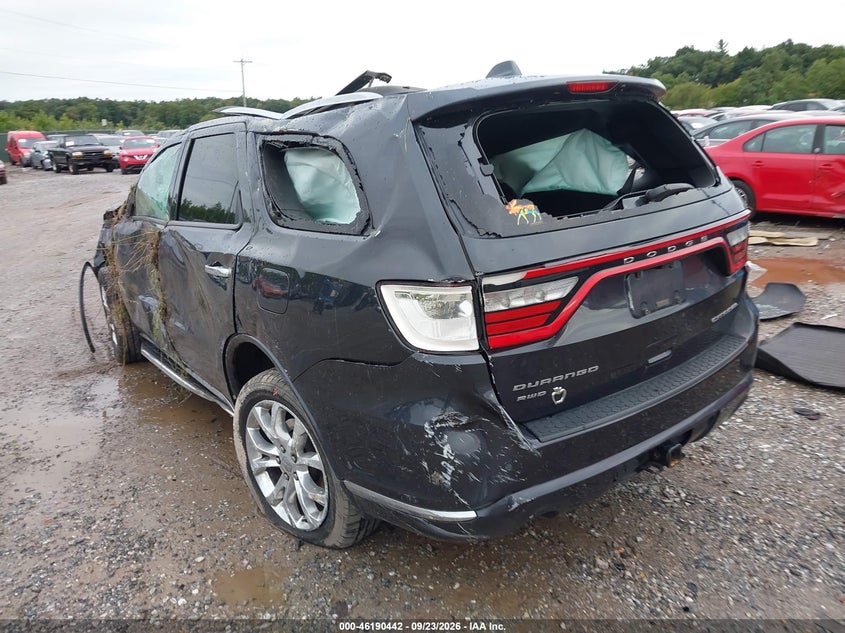 Vin: 1c4rdjeg7gc422735, lot: 46690326, dodge durango citadel 20163