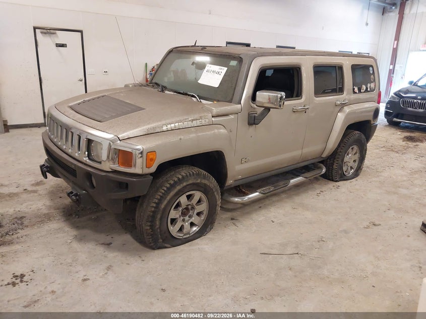 2007 Hummer H3, Звичайний знос, IAAI, VIN 5GTDN13E378200164 — фото 2