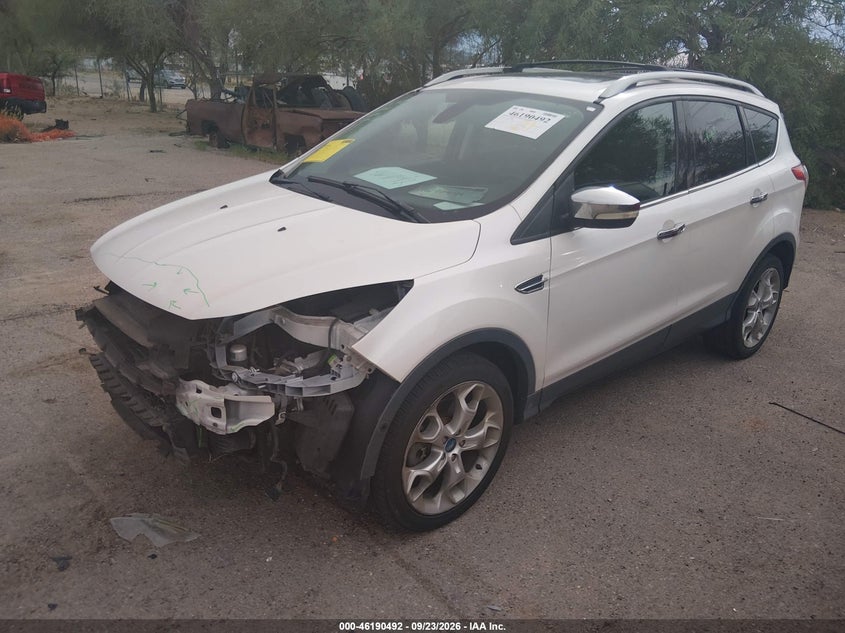 Vin: 1fmcu9j92duc25016, lot: 46690375, ford escape titanium 20132